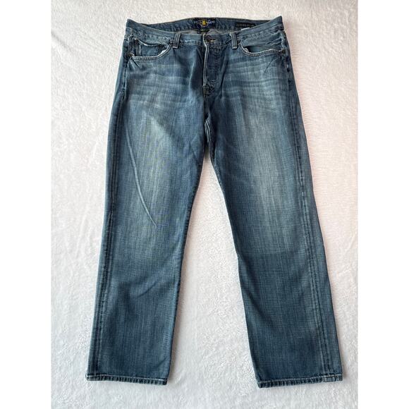 Lucky Brand Jeans 221 Original Men Size 36x30 Button Fly Cotton Denim y2k - Picture 1 of 9